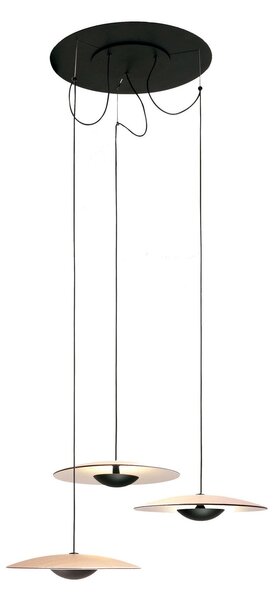 Ginger 20x3 Lampada a Sospensione Quercia-Bianco - Marset