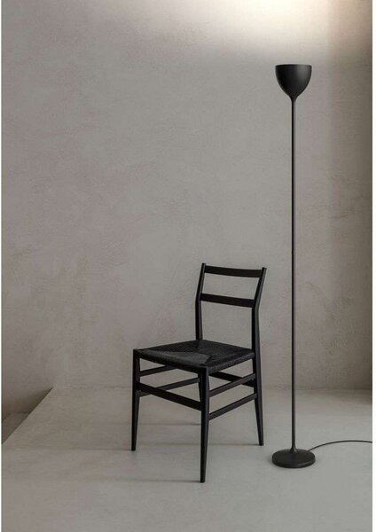 Lampada da terra Rotaliana, dimmerabile, Nero, Soggiorno, Metallo