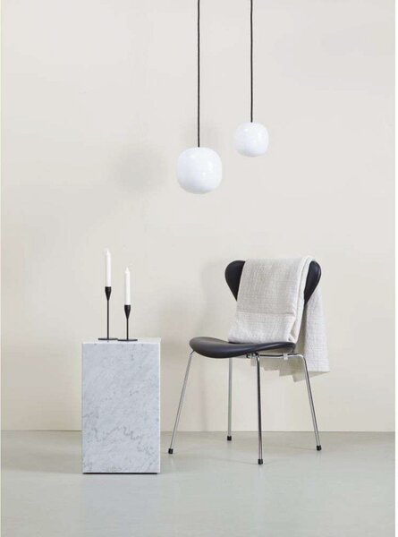 Lampada a sospensione Piet Hein, Bianco, Sala da pranzo, Vetro