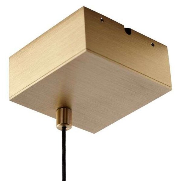 Lampada a sospensione LIGHT-POINT, Dorato / Ottone, Sala da pranzo, Alluminio