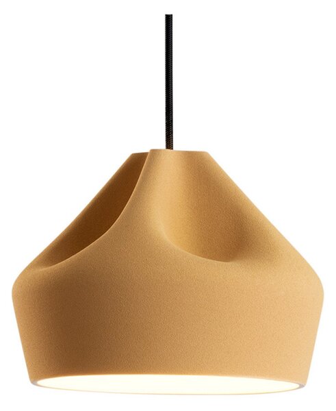 Lampada a sospensione MARSET, Giallo, Sala da pranzo, Ceramica