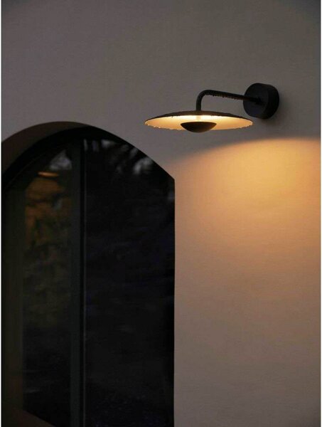 Applique da parete MARSET, Marrone / Ruggine, Terrazza, Alluminio