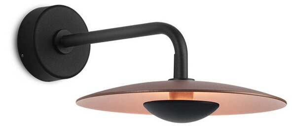 Applique da parete MARSET, Marrone / Ruggine, Terrazza, Alluminio