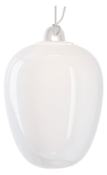 Lampada a sospensione Lodes, Bianco, Soggiorno, Vetro
