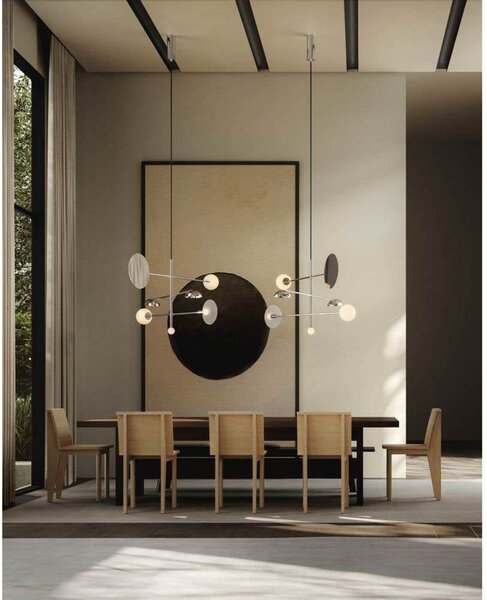 Lampadari 101 COPENHAGEN, Metallizzato, Sala da pranzo, Metallo