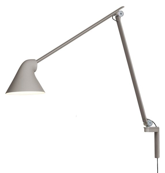 Applique da parete Louis Poulsen, NJP, Grigio, Soggiorno, Metallo, Design