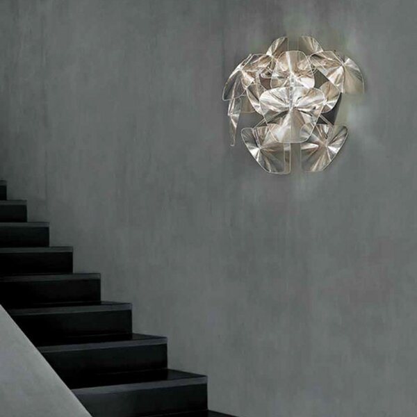 Applique da parete Luceplan, Hope, dimmerabile, Trasparente, Soggiorno, Plastica, Design