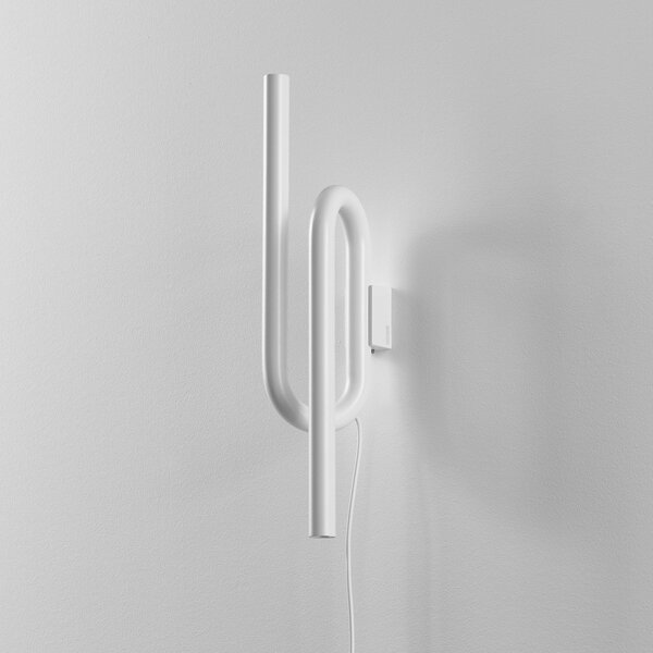 Applique da parete Foscarini, Tobia, Bianco, Soggiorno, Metallo, Design
