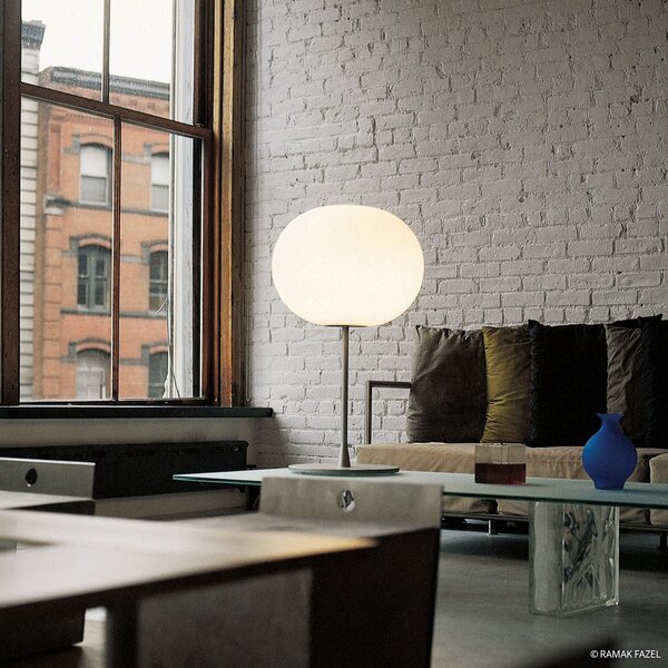 Lampade da tavolo FLOS, GLO-BALL, dimmerabile, Bianco, Soggiorno, Vetro, Design