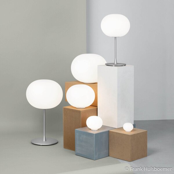 Lampade da tavolo FLOS, GLO-BALL, dimmerabile, Bianco, Soggiorno, Vetro, Design