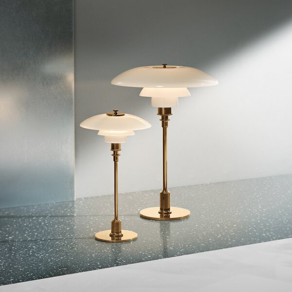 Lampade da tavolo Louis Poulsen, PH 2/1, Dorato / Ottone, Soggiorno, Metallo, Design