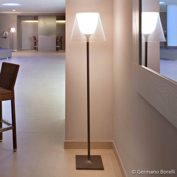 Lampada da terra FLOS, KTRIBE, dimmerabile, Trasparente, Soggiorno, Plastica, Design
