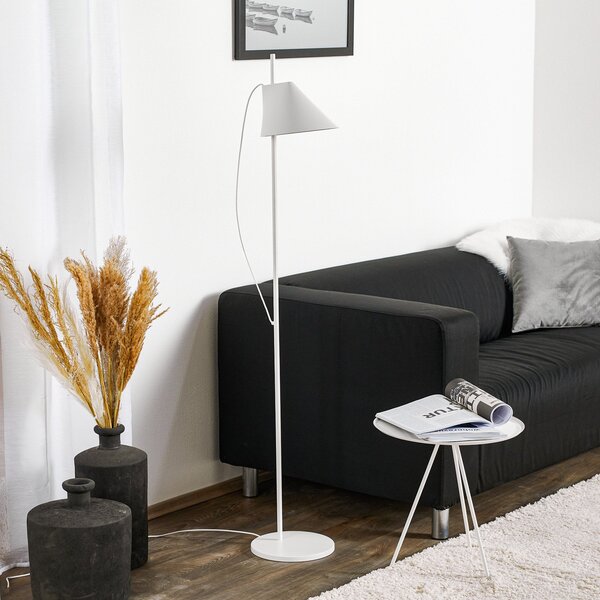 Lampada da terra Louis Poulsen, Yuh, dimmerabile, Bianco, Soggiorno, Metallo, Design