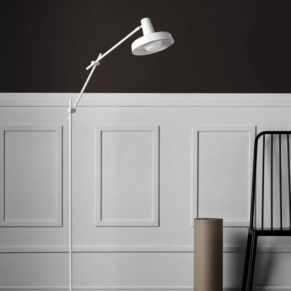 Lampada da terra GRUPA, Arigato, Bianco, Studio / Ufficio, Metallo