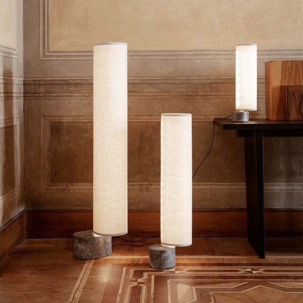 Lampada da terra GUBI, Unbound, dimmerabile, Grigio, Soggiorno, Pietra, Scandinavo