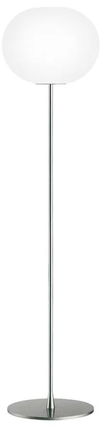 Lampada da terra FLOS, GLO-BALL, dimmerabile, Metallizzato, Soggiorno, Vetro, Design