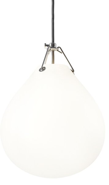Lampada a sospensione Louis Poulsen, Moser, dimmerabile, Bianco, Soggiorno, Vetro, Design