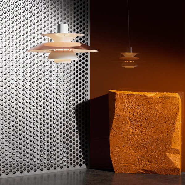 Lampada a sospensione Louis Poulsen, PH 5, dimmerabile, Rame, Soggiorno, Metallo, Design