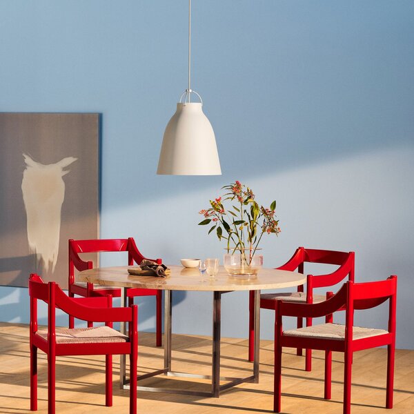Lampada a sospensione FRITZ HANSEN, Caravaggio P3, dimmerabile, Bianco, Soggiorno, Metallo, Design