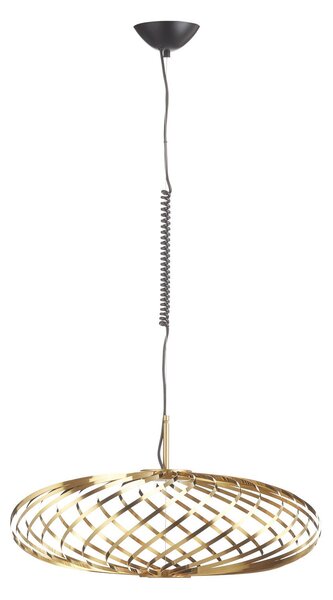 Lampada a sospensione Tom Dixon, Spring small, dimmerabile, Dorato / Ottone, Soggiorno, Metallo, Design