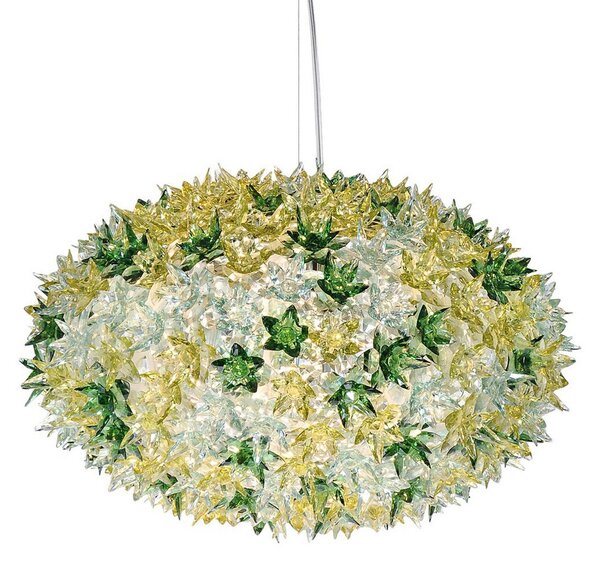 Lampada a sospensione Kartell, Bloom S1, Verde, Soggiorno, Plastica, Design