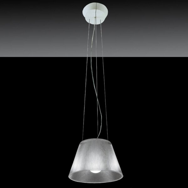 Lampada a sospensione FLOS, ROMEO, dimmerabile, Trasparente, Soggiorno, Vetro, Design