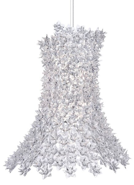 Lampada a sospensione Kartell, Bloom, Trasparente, Soggiorno, Plastica, Design