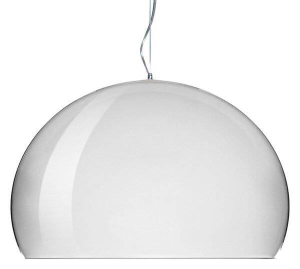 Lampada a sospensione Kartell, FL/Y, dimmerabile, Metallizzato, Soggiorno, Plastica, Design