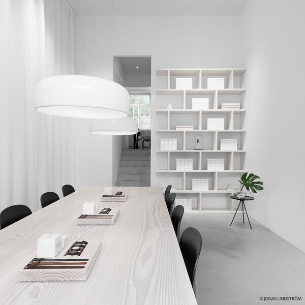 Lampada a sospensione FLOS, Smithfield, dimmerabile, Bianco, Soggiorno, Metallo, Design