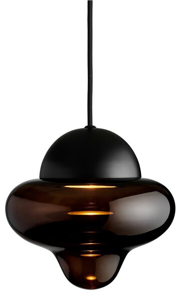 Lampada a sospensione DESIGN BY US, Nutty, dimmerabile, Marrone / Ruggine, Soggiorno, Vetro, Design