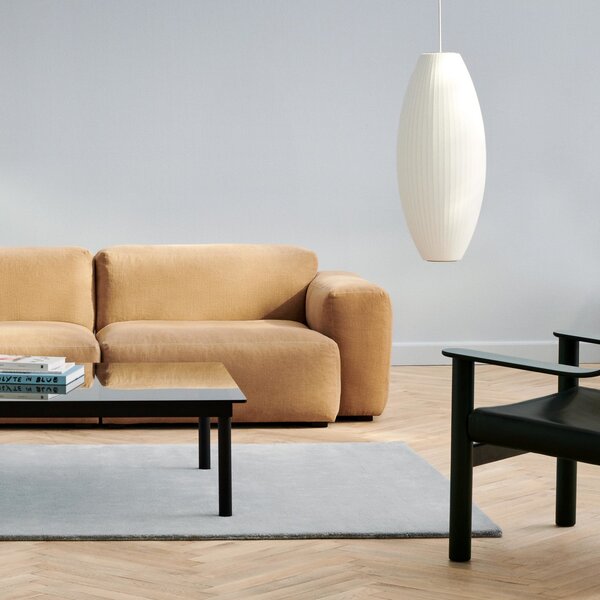 Lampada a sospensione HAY, Nelson Cigar Bubble, dimmerabile, Bianco, Soggiorno, Plastica, Design