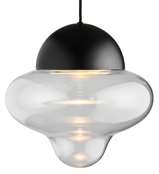 Lampada a sospensione DESIGN BY US, Nutty XL, dimmerabile, Trasparente, Soggiorno, Vetro, Design