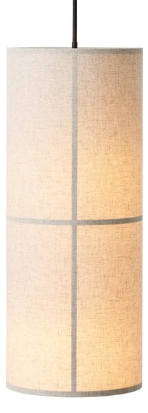 Lampada a sospensione Audo Copenhagen, Hashira, dimmerabile, Beige, Soggiorno, Tessuto / Tessile, Design