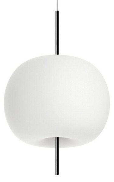 Lampada a sospensione kdln, Kushi, dimmerabile, Bianco, Soggiorno, Vetro, Design