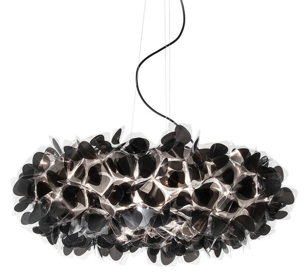 Lampada a sospensione Slamp, Clizia Mama Non Mama, dimmerabile, Nero, Soggiorno, Plastica, Design