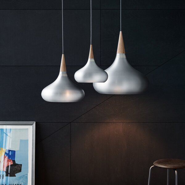 Lampada a sospensione FRITZ HANSEN, Orient P1, dimmerabile, Metallizzato, Soggiorno, Metallo, Design