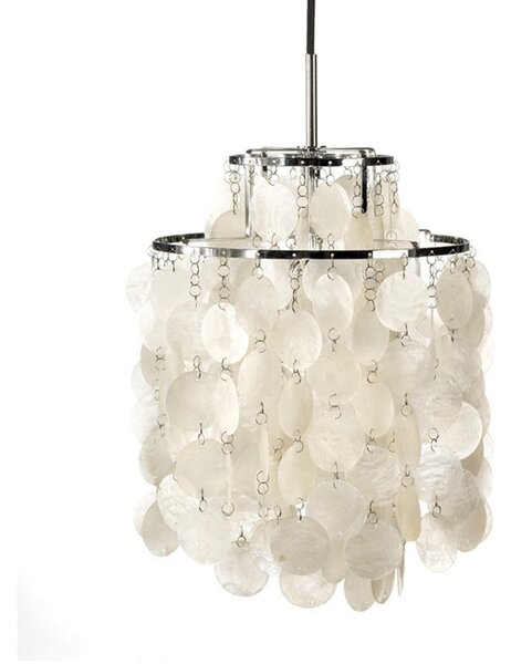 Lampada a sospensione Verpan, Fun 2DM, dimmerabile, Soggiorno, Pietra, Design