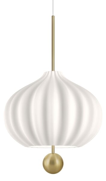 Lampada a sospensione kdln, Lilli, dimmerabile, Bianco, Soggiorno, Vetro, Design