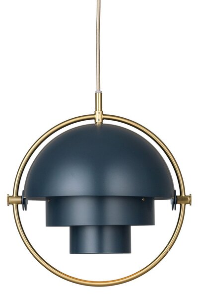 Lampada a sospensione GUBI, Multi-Lite, dimmerabile, Blu, Soggiorno, Metallo, Design