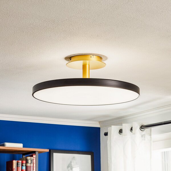 Plafoniera UMAGE, Asteria Up Large, dimmerabile, Nero, Soggiorno, Metallo, Design