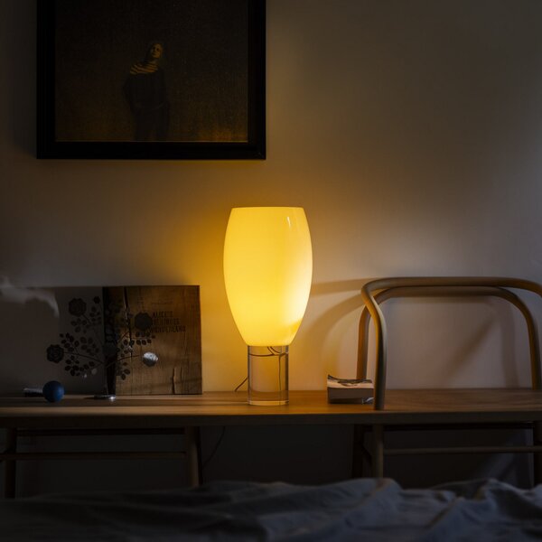 Lampade da tavolo Foscarini, Buds 1, Beige, Soggiorno, Vetro, Design