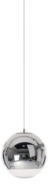 Lampada a sospensione Tom Dixon, Mirror Ball, dimmerabile, Metallizzato, Soggiorno, Plastica, Design
