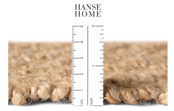 Passatoia di colore naturale in iuta reversibile/tessuta a mano 80x300 cm Fjord – Hanse Home