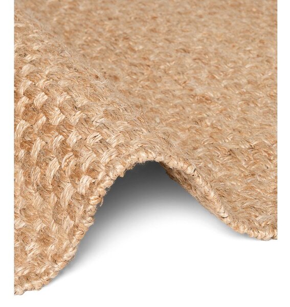 Passatoia di colore naturale in iuta reversibile/tessuta a mano 80x300 cm Fjord – Hanse Home