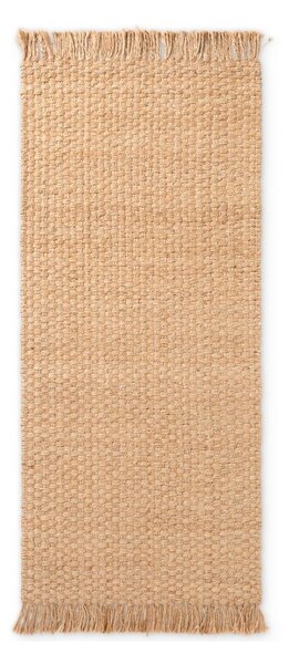 Passatoia di colore naturale in iuta reversibile/tessuta a mano 80x300 cm Fjord – Hanse Home