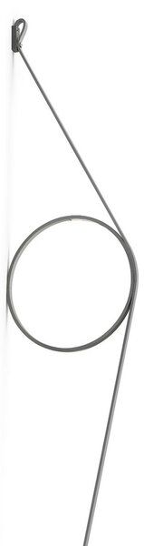 Applique da parete FLOS, Wirering Grau, dimmerabile, Grigio, Soggiorno, Metallo, Design