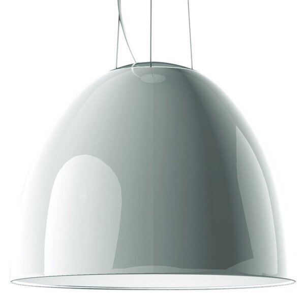 Lampada a sospensione Artemide, Nur Gloss, dimmerabile, Bianco, Soggiorno, Metallo, Design
