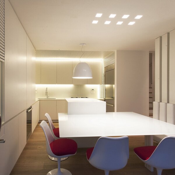 Lampada a sospensione Artemide, Nur Gloss, dimmerabile, Bianco, Soggiorno, Metallo, Design