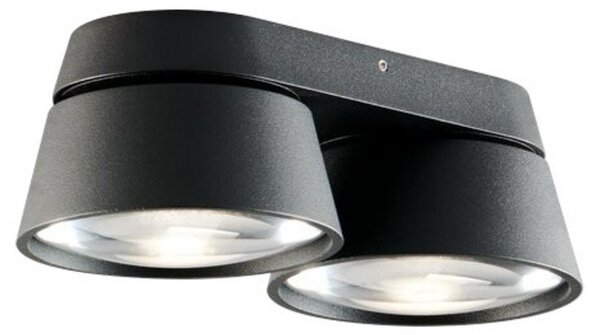 Plafoniera LIGHT-POINT, Nero, Soggiorno, Alluminio