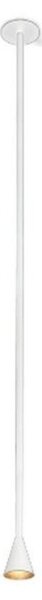 Lampada a sospensione Trizo21, Bianco, Soggiorno, Ottone